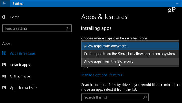 تحديث Windows 10 Creators Update يحصل على إعداد جديد لتثبيت تطبيقات سطح المكتب