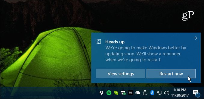 قم بإعادة تشغيل التحديث التراكمي لـ Windows 10