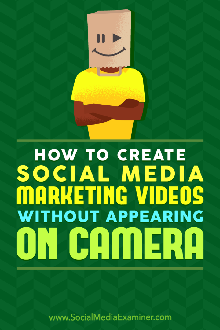 كيفية إنشاء مقاطع فيديو للتسويق عبر وسائل التواصل الاجتماعي دون الظهور على الكاميرا: ممتحن وسائل التواصل الاجتماعي
