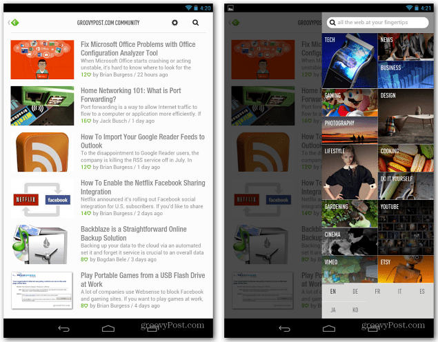 Android Feedly