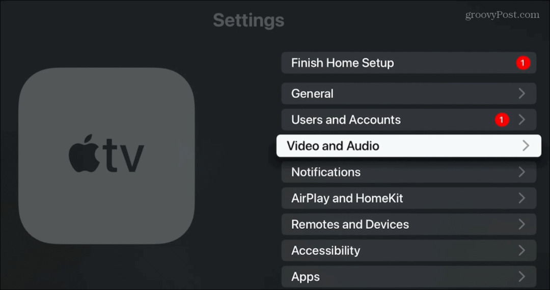 كيفية تغيير دقة شاشة Apple TV