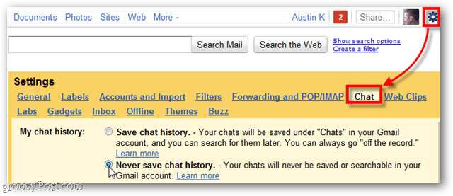 خصوصية Google: منع Google Chat من تسجيل محادثاتك