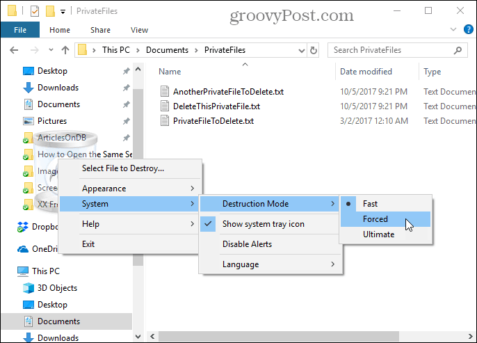 أداة حذف آمنة Freeraser لنظام التشغيل Windows