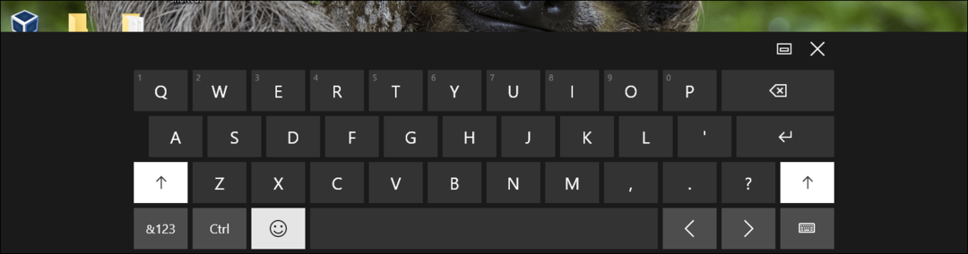 تمكين لوحة المفاتيح رموز تعبيرية ويندوز 10