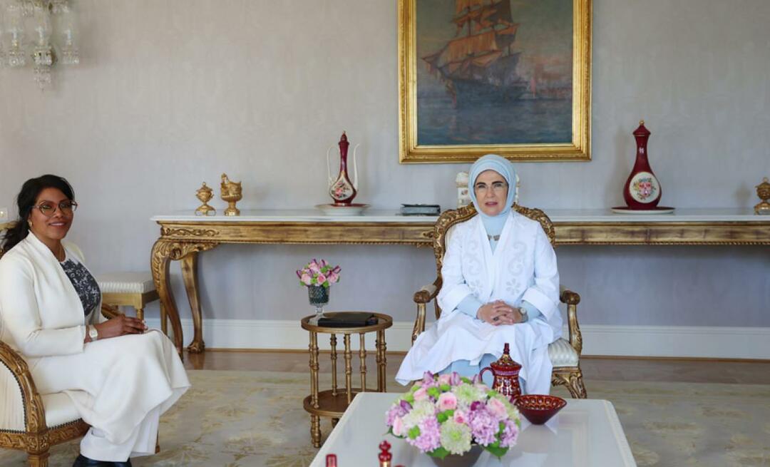 التقت السيدة الأولى أردوغان مع ابنة مالكولم إكس إلياسا شهباز