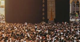 بركات رمضان في الارض المقدسة! يتدفق المسلمون على الكعبة