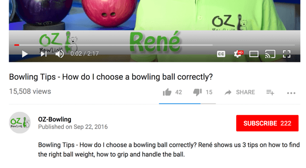 ترجمت OZ-Bowling عنوانها ووصفها الألمانيين الأصليين إلى اللغة الإنجليزية.