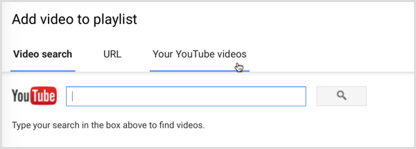 قناة يوتيوب إضافة محتوى إلى قائمة التشغيل