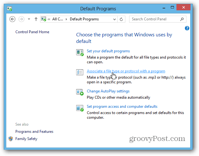 اختر برامج Windows 8