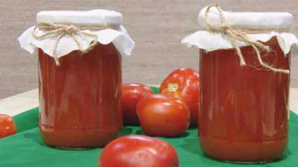 كيف تصنع صلصة الطماطم لفصل الشتاء في المنزل؟ أسهل طريقة لعمل صلصة الطماطم