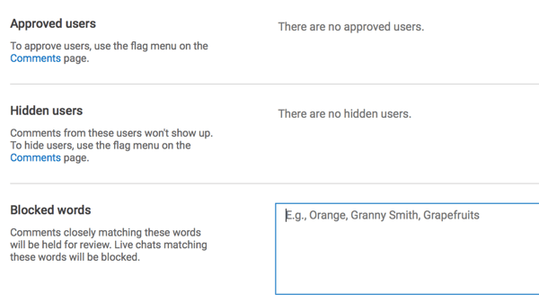 تعد القدرة على حظر التعليقات بكلمات معينة واحدة من أفضل ميزات الإشراف على القنوات في YouTube.