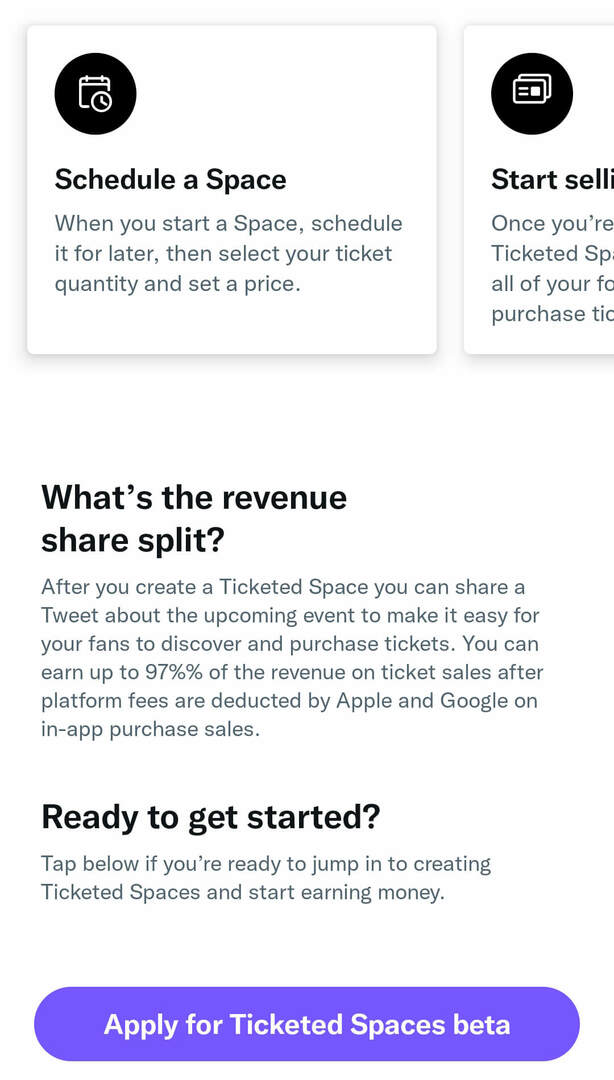 twitter-space-ticketed-monetization-options-sell-Tickets-limit-on-Tickets-more-حصرية-example-1