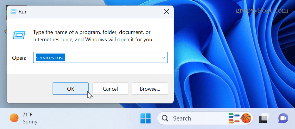 إصلاح خطأ تحديث Windows 0x8007001d