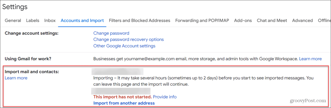 كيفية استيراد بريد Outlook الإلكتروني إلى Gmail