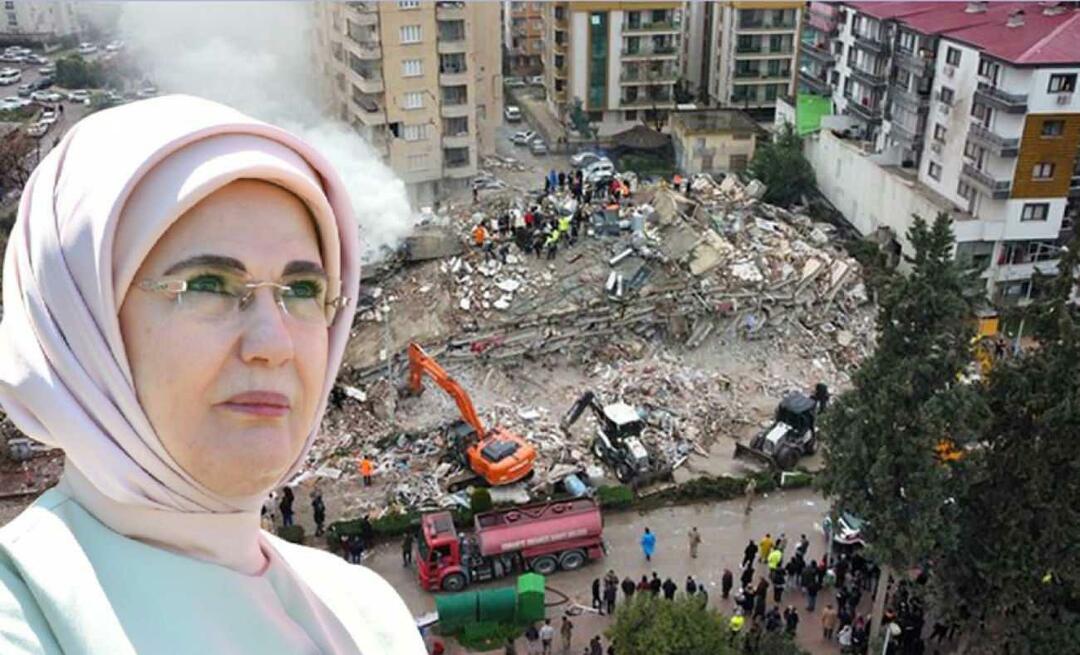 السيدة الأولى أمينة أردوغان: ملتهبة قلوبنا بخبر الزلزال!
