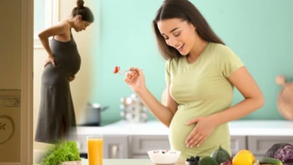 أغذية تزيد وزن الطفل أثناء الحمل! لماذا لا يزداد وزن الجنين؟
