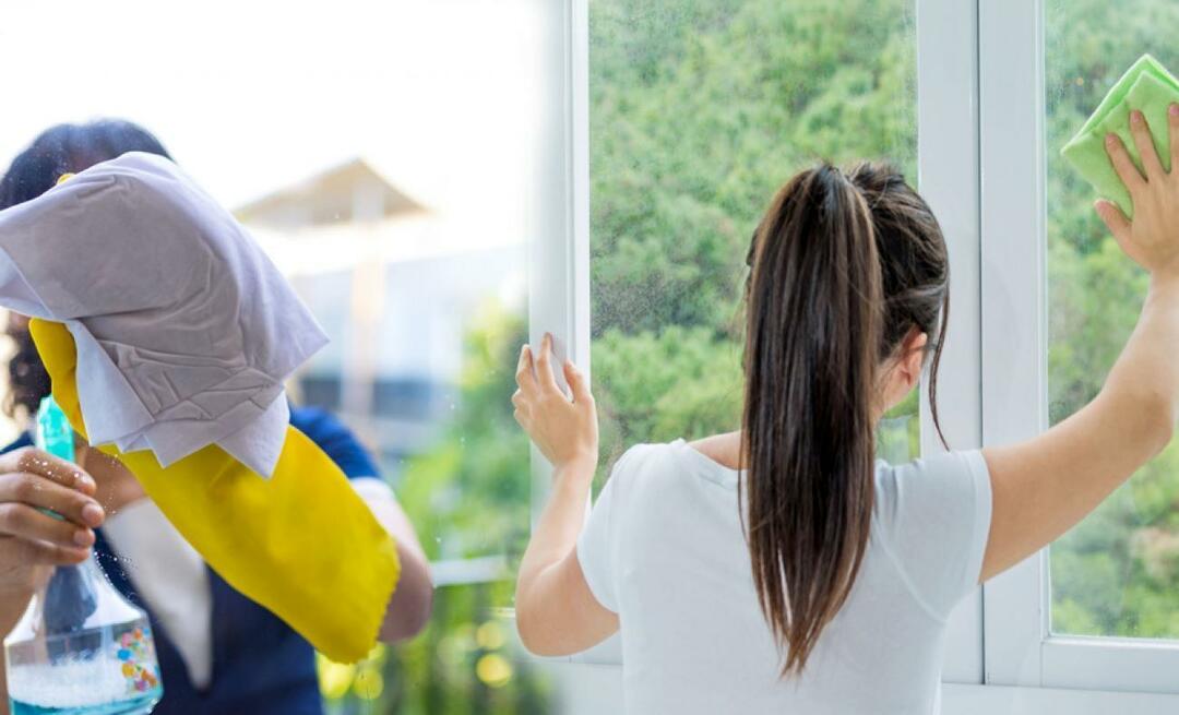 كيف يتم تنظيف النوافذ؟ خلطة لا تترك بقع عند مسح الزجاج! لمنع النوافذ من الاحتفاظ بمياه الأمطار