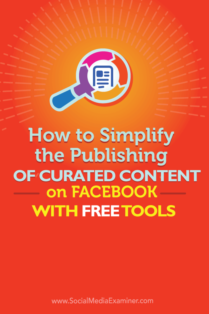 كيفية تبسيط نشر المحتوى المنسق على Facebook باستخدام أدوات مجانية: ممتحن الوسائط الاجتماعية
