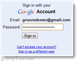 تسجيل الدخول باستخدام حساب جوجل الخاص بك