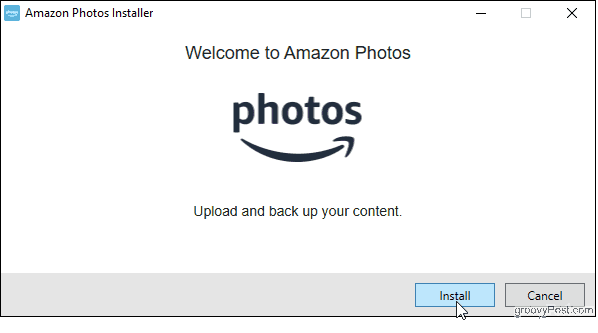 قم بتثبيت تطبيق Amazon Photos لسطح المكتب