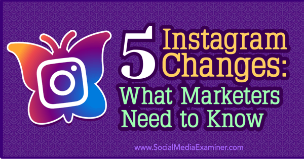كيف تؤثر تغييرات instagram على التسويق