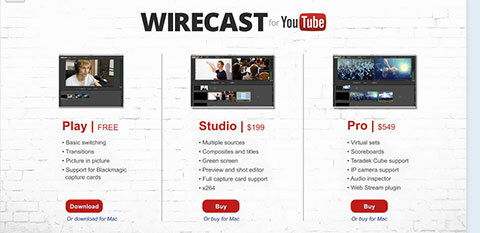 يوتيوب wirecast