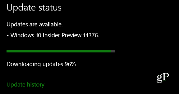 Windows 10 Preview Build 14376 للكمبيوتر الشخصي والجوّال الذي تم إصداره