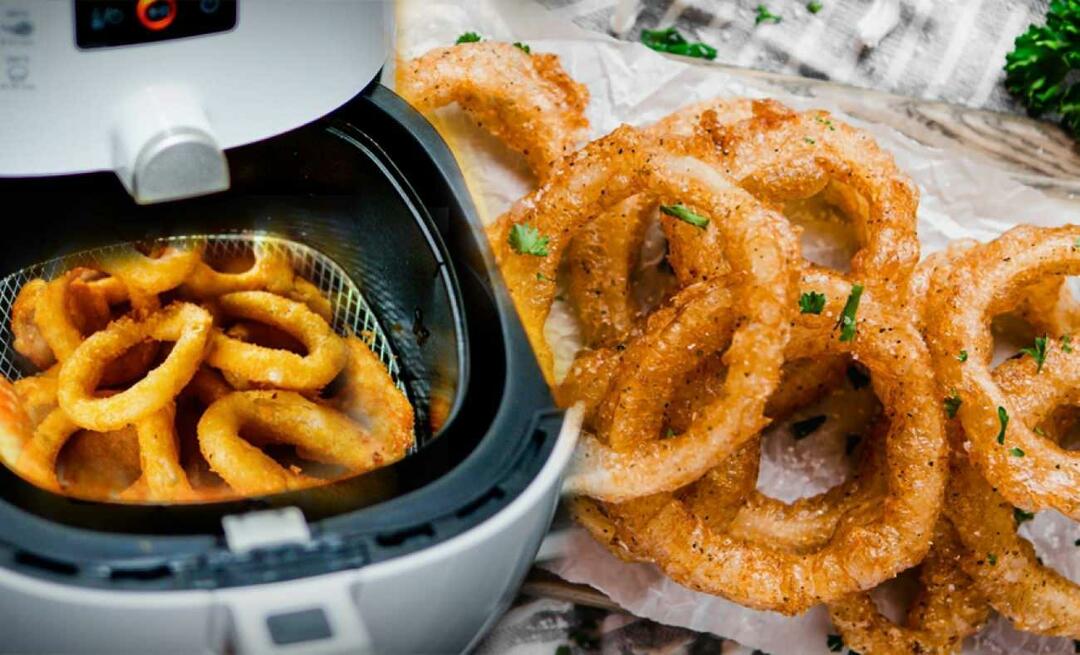 كيف تصنع حلقات البصل في جهاز Airfryer؟