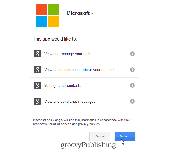 السماح بإذن Microsoft