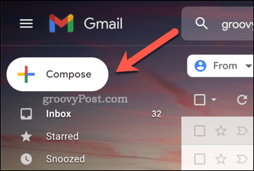 زر إنشاء Gmail