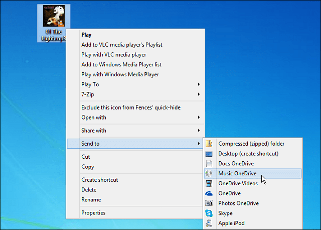 كيفية إضافة OneDrive إلى قائمة إرسال Windows إلى