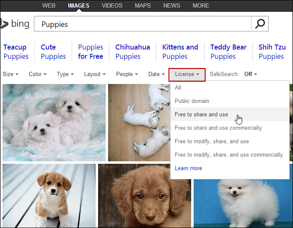 استخدم Bing و Google Image Search للحصول على صور مجانية لمشاركات المدونة