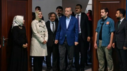 زار الرئيس أردوغان بيت الأطفال Kasımpaşa!