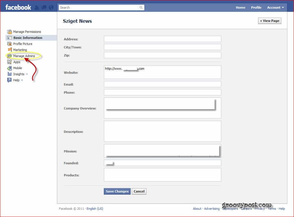 كيفية إضافة أو إزالة مسؤول من شركة الفيسبوك الخاصة بك أو صفحة المعجبين