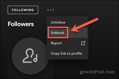 إلغاء حظر المتابعين على سبوتيفي