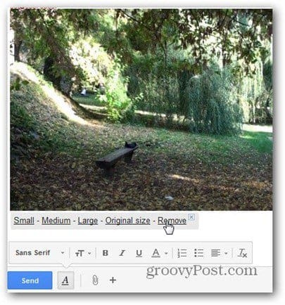 إنشاء بريد جوجل الجديد إدراج الصور