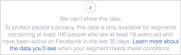 Facebook pixel لا يمكننا عرض رسالة البيانات هذه