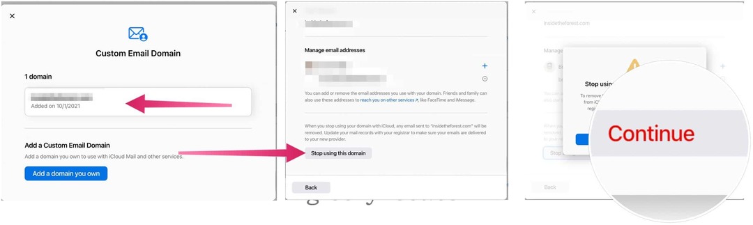 كيفية استخدام مجالات البريد الإلكتروني المخصصة مع بريد iCloud