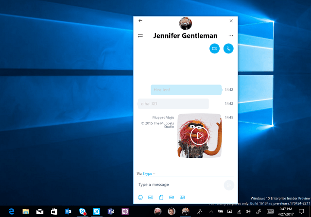 يقوم Windows 10 Preview Build 16184 بإرجاع ميزة My People