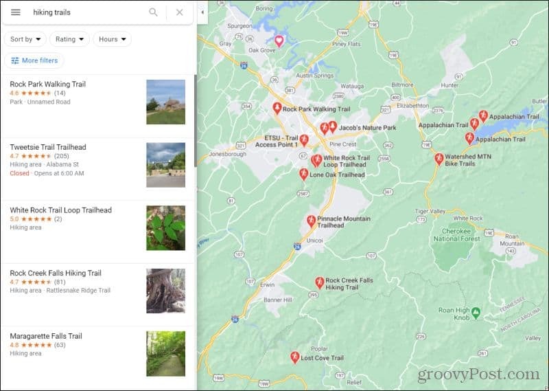 مسارات المشي في خرائط جوجل