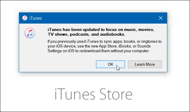 تزيل Apple متجر تطبيقات iOS من iTunes في آخر تحديث