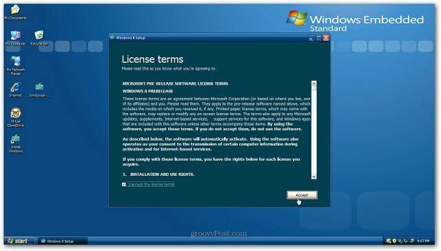 كيفية ترقية تثبيت XP إلى Windows 8