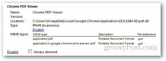 عارض PDf Chrome 4