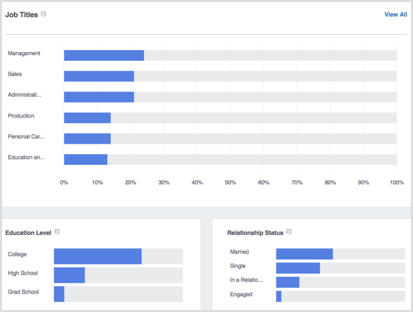 ديموغرافيات الناس تحليلات الفيسبوك