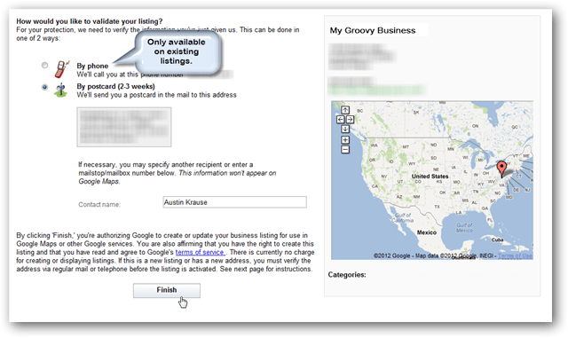 تحقق خرائط جوجل عن طريق الهاتف أو البطاقة البريدية