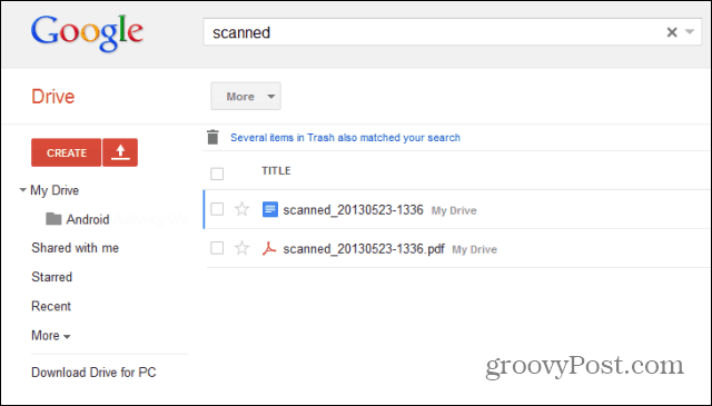كيفية مسح المستندات الورقية إلى Google Drive باستخدام Android