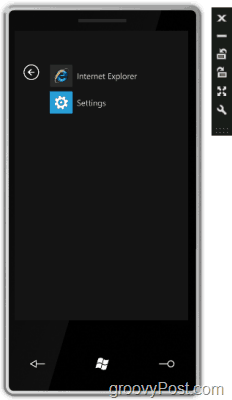 اختبار الميزات الأساسية لـ windows phone 7