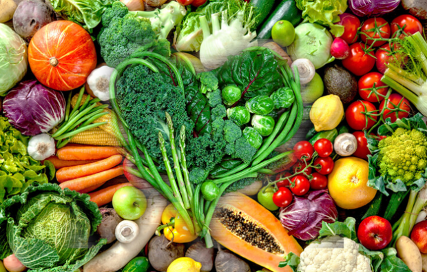 قائمة النظام الغذائي الصحي الخضروات