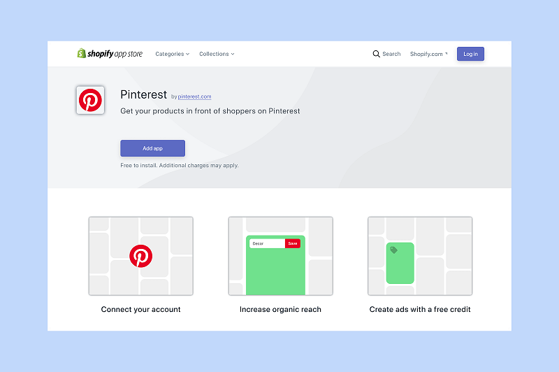 تطلق Pinterest تطبيقًا جديدًا مع Shopify يمنحهم أكثر من مليون تاجر طريقة سريعة لتحميل الكتالوجات إلى Pinterest وتحويل منتجاتهم إلى دبابيس منتجات قابلة للتسوق.