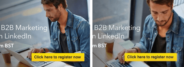 جرب طرقًا للفت الانتباه إلى CTA في تحديث LinkedIn الخاص بك.